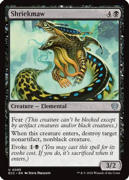 Shriekmaw (ECC-085) - Commander: Lorwyn Eclipsed