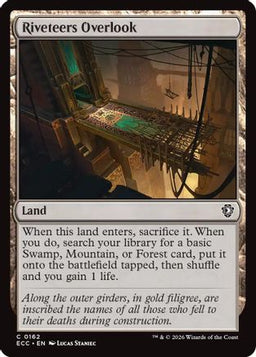 Riveteers Overlook (ECC-162) - Commander: Lorwyn Eclipsed