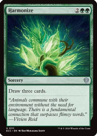 Harmonize (ECC-111) - Commander: Lorwyn Eclipsed