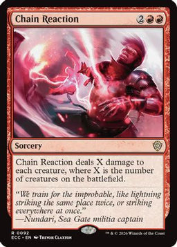 Chain Reaction (ECC-092) - Commander: Lorwyn Eclipsed