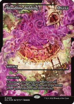 Bloodline Bidding (Showcase) (ECL-385) - Lorwyn Eclipsed Foil