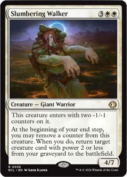 Slumbering Walker (ECL-035) - Lorwyn Eclipsed Foil