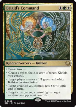 Brigid's Command (ECL-208) - Lorwyn Eclipsed Foil