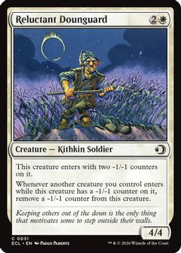Reluctant Dounguard (ECL-031) - Lorwyn Eclipsed Foil