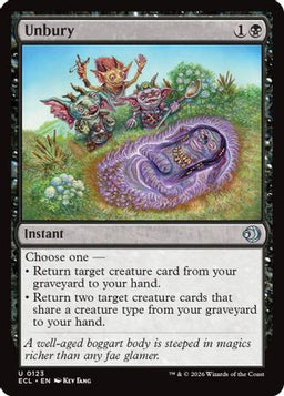 Unbury (ECL-123) - Lorwyn Eclipsed Foil
