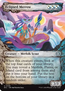 Eclipsed Merrow (Showcase) (ECL-339) - Lorwyn Eclipsed Foil