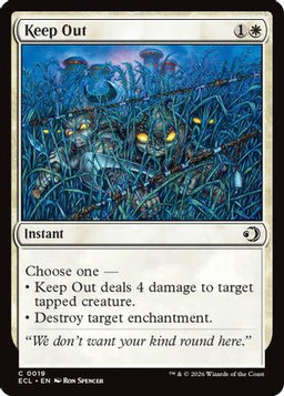 Keep Out (ECL-019) - Lorwyn Eclipsed Foil