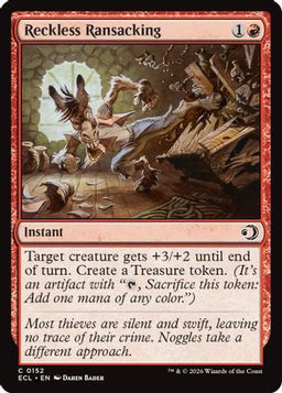 Reckless Ransacking (ECL-152) - Lorwyn Eclipsed Foil
