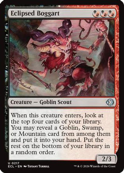 Eclipsed Boggart (ECL-217) - Lorwyn Eclipsed Foil