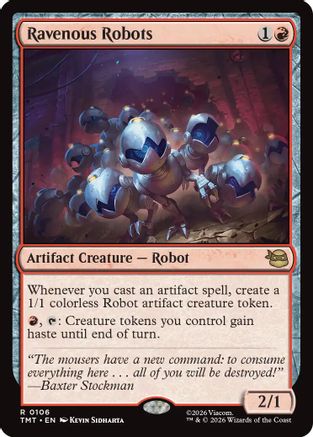 Ravenous Robots (TMT-106) - Teenage Mutant Ninja Turtles Foil