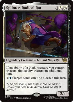 Splinter, Radical Rat (TMT-169) - Teenage Mutant Ninja Turtles Foil