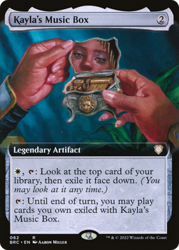 Kayla's Music Box (Extended Art) (BRC-062) - The Brothers' War Commander: (Extended Art)
