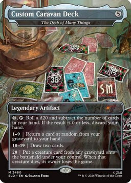Custom Caravan Deck - The Deck of Many Things (SLD-2460) - Secret Lair Drop Series Foil
