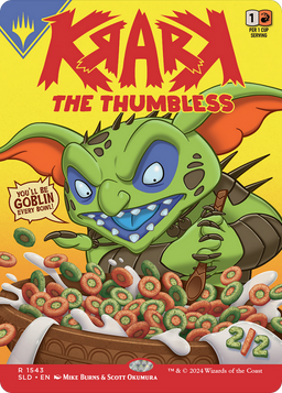 Krark, the Thumbless (SLD-1543) - Secret Lair Drop (Borderless) Foil
