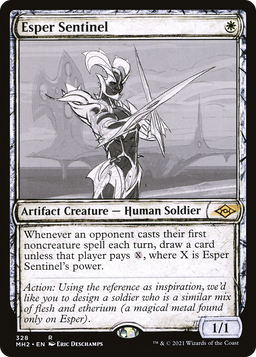 Esper Sentinel (Showcase) (MH2-328) - Modern Horizons 2: (Showcase)