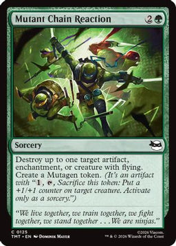 Mutant Chain Reaction (TMT-125) - Teenage Mutant Ninja Turtles Foil