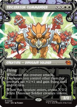 Triceraton Commander (Showcase) (TMT-226) - Teenage Mutant Ninja Turtles Foil