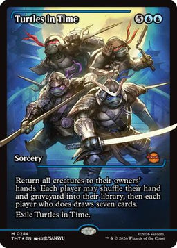 Turtles in Time (Showcase) (TMT-284) - Teenage Mutant Ninja Turtles Foil