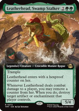 Leatherhead, Swamp Stalker (Extended Art) (TMT-272) - Teenage Mutant Ninja Turtles Foil