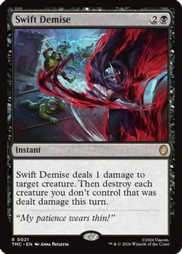 Swift Demise (TMC-021) - Commander: Teenage Mutant Ninja Turtles