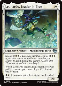 Leonardo, Leader in Blue (TMT-016) - Teenage Mutant Ninja Turtles