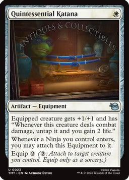 Quintessential Katana (TMT-023) - Teenage Mutant Ninja Turtles Foil