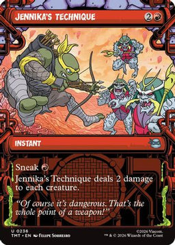 Jennika's Technique (Showcase) (TMT-236) - Teenage Mutant Ninja Turtles