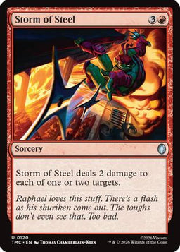 Storm of Steel (TMC-120) - Commander: Teenage Mutant Ninja Turtles