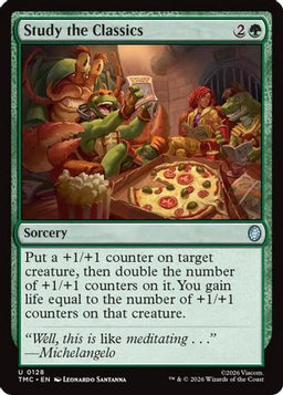 Study the Classics (TMC-128) - Commander: Teenage Mutant Ninja Turtles