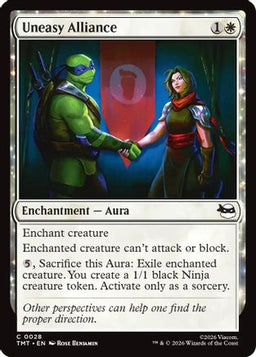 Uneasy Alliance (TMT-028) - Teenage Mutant Ninja Turtles Foil