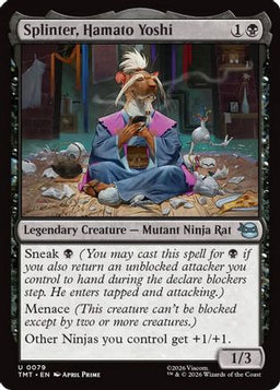 Splinter, Hamato Yoshi (TMT-079) - Teenage Mutant Ninja Turtles Foil