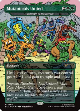 Mutanimals United - Triumph of the Hordes (SLD-2366) - Secret Lair Drop Series