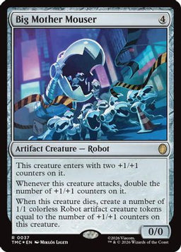 Big Mother Mouser (Surge Foil) (TMC-037) - Commander: Teenage Mutant Ninja Turtles Foil