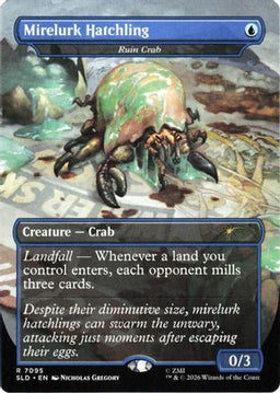 Mirelurk Hatchling - Ruin Crab (SLD-7095) - Secret Lair Drop Series Foil