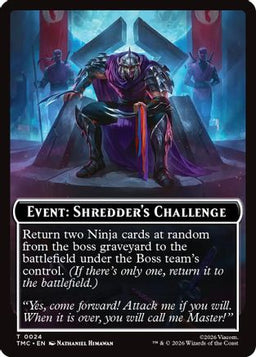 Event: Shredder's Challenge (TMC-024) - Commander: Teenage Mutant Ninja Turtles