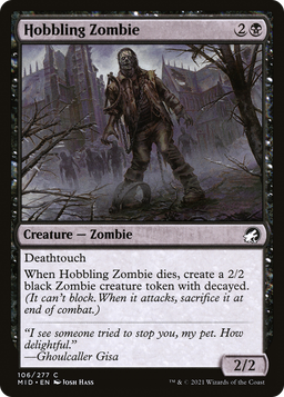 Hobbling Zombie (MID-106) - Innistrad: Midnight Hunt