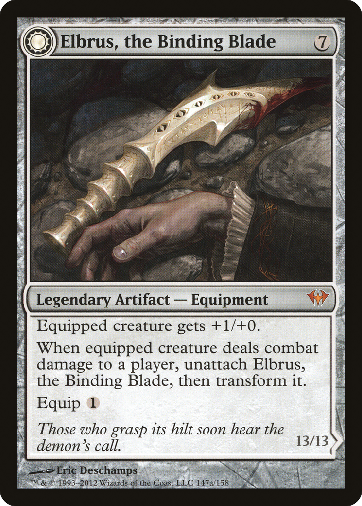 Elbrus, the Binding Blade (DKA-147) - Dark Ascension: (Double Faced Transform) Foil