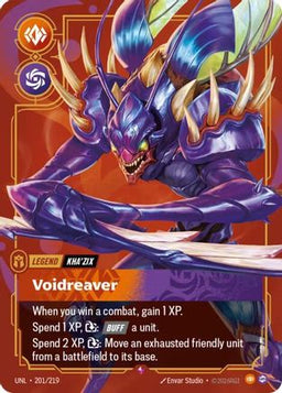 Kha'Zix - Voidreaver (201/219) - Unleashed Foil