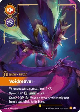 Kha'Zix - Voidreaver (Signature) (236*/219) - Unleashed Foil