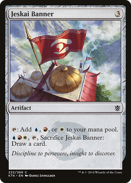 Jeskai Banner (KTK-222) - Khans of Tarkir Foil