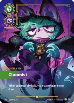 Vex - Gloomist (Signature) (232*/219) - Unleashed Foil