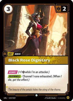 Black Rose Dignitary (152/219) - Unleashed