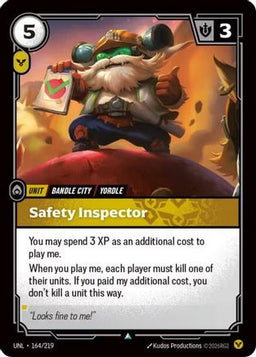 Safety Inspector (164/219) - Unleashed Foil