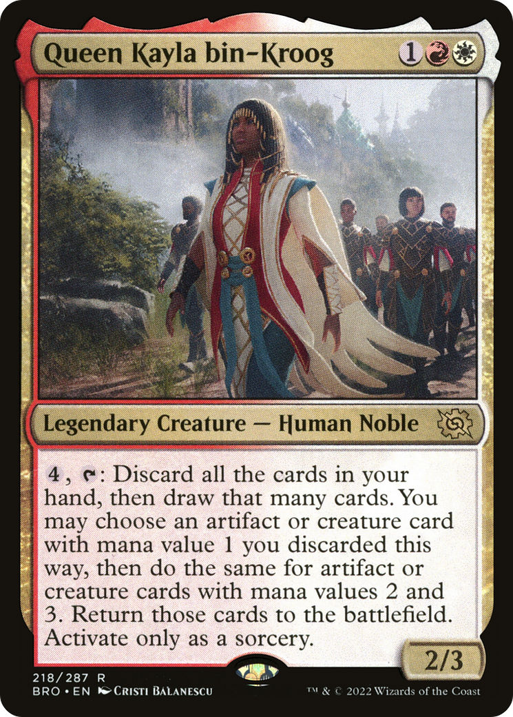 Queen Kayla bin-Kroog (BRO-218) - The Brothers' War