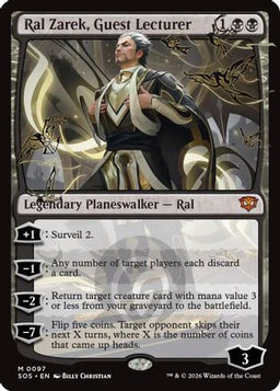 Ral Zarek, Guest Lecturer (SOS-097) - Secrets of Strixhaven Foil