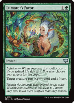 Lumaret's Favor (SOS-153) - Secrets of Strixhaven Foil
