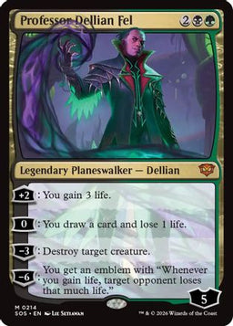 Professor Dellian Fel (SOS-214) - Secrets of Strixhaven