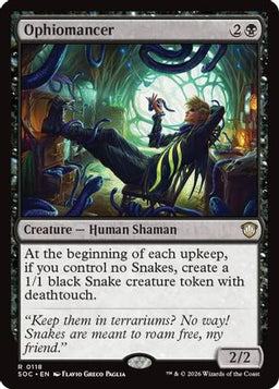 Ophiomancer (SOC-118) - Commander: Secrets of Strixhaven