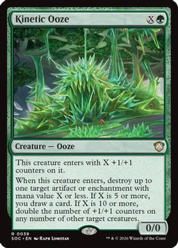Kinetic Ooze (SOC-039) - Commander: Secrets of Strixhaven