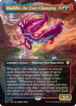 Muddle, the Ever-Changing (Borderless) (SOC-005) - Commander: Secrets of Strixhaven